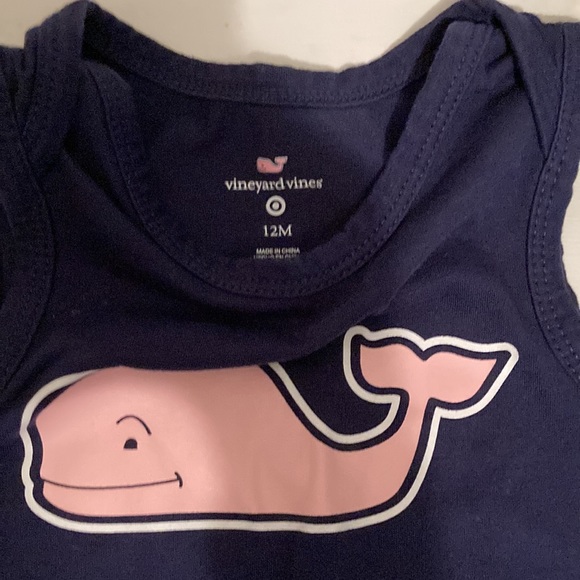Vineyard Vines & Target collab 12M tank top onesies. Excellent condition - Picture 3 of 4